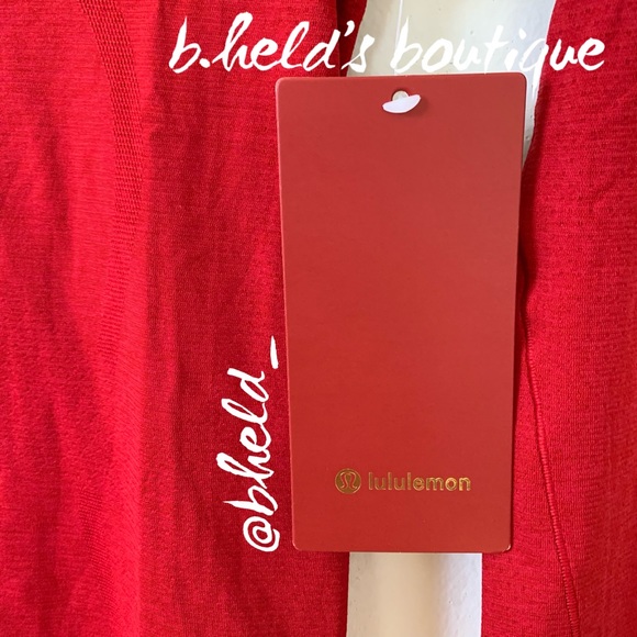 lululemon Lunar New Year Swiftly Tech Long Sleeve Shirt 2.0 Dark Red Sz2 New NWT - Picture 5 of 14